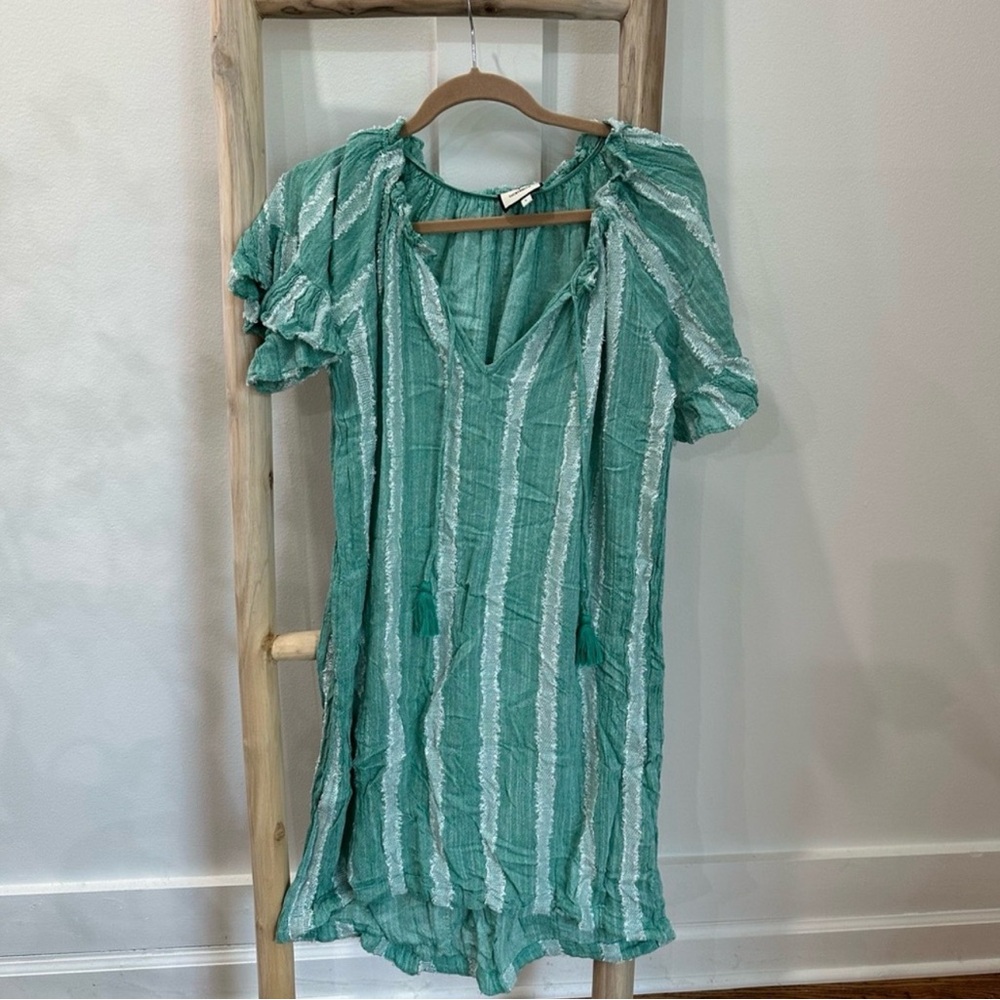 Tuckernuck Teal Textured Coverup